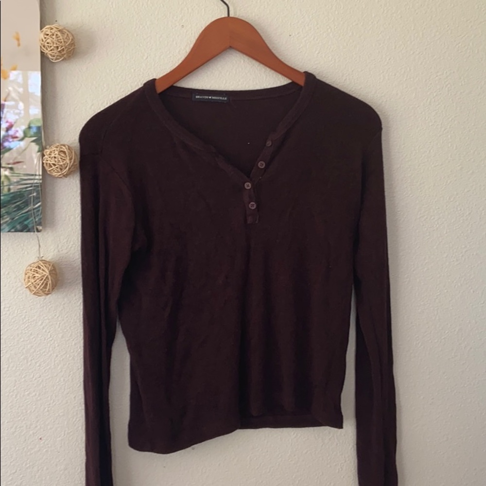 Maroon brandy long sleeve